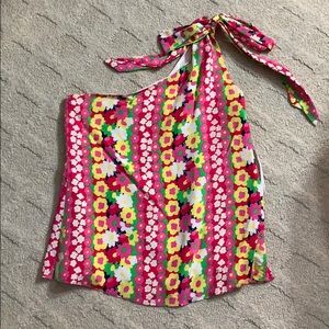 Lilly Pulitzer One-Shoulder Top
